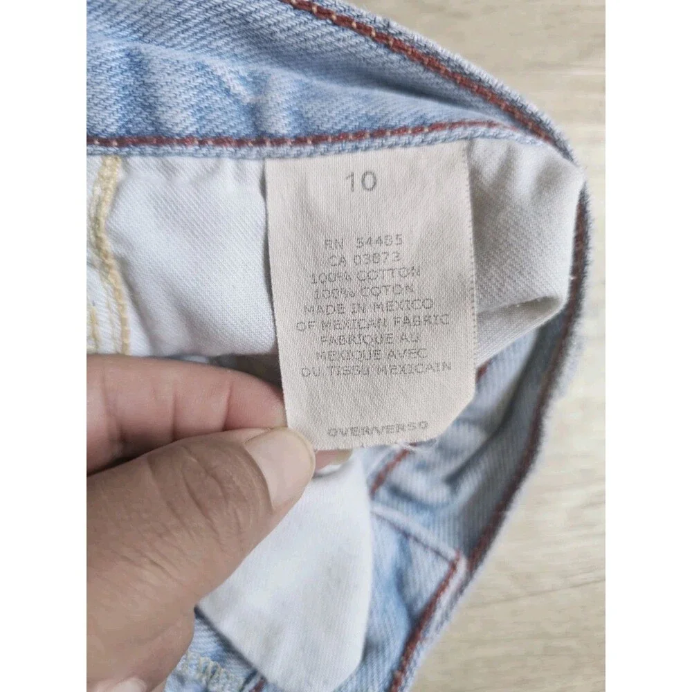 Vintage American Eagle Women Demin Short Size 10 - Picture 2 of 6